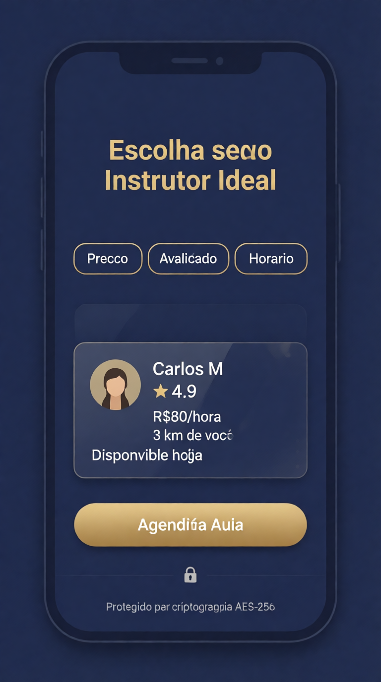 Escolha seu Instrutor