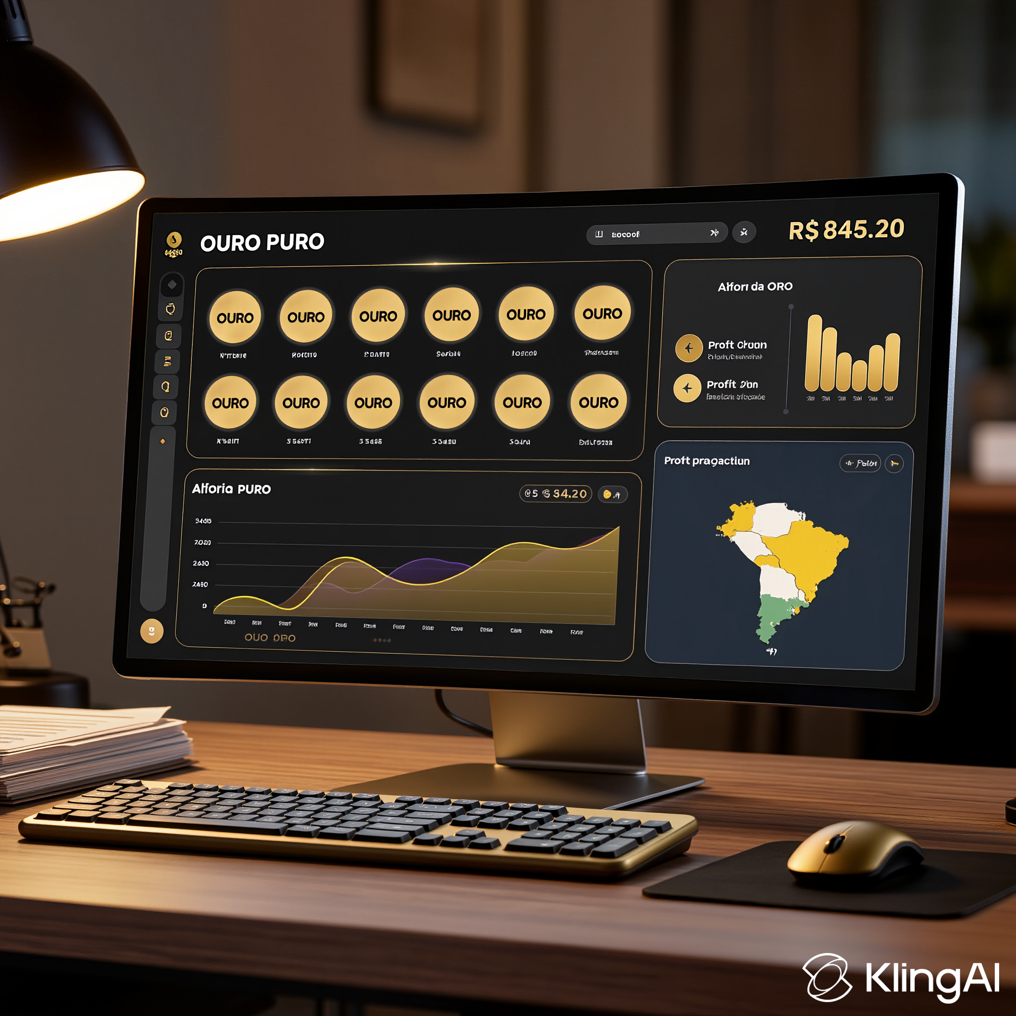 Tela de oportunidades do app