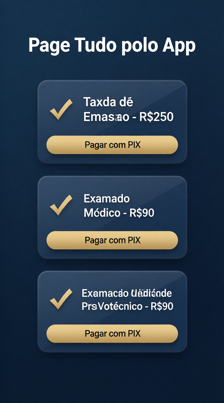 Pagamento das Taxas do Detran