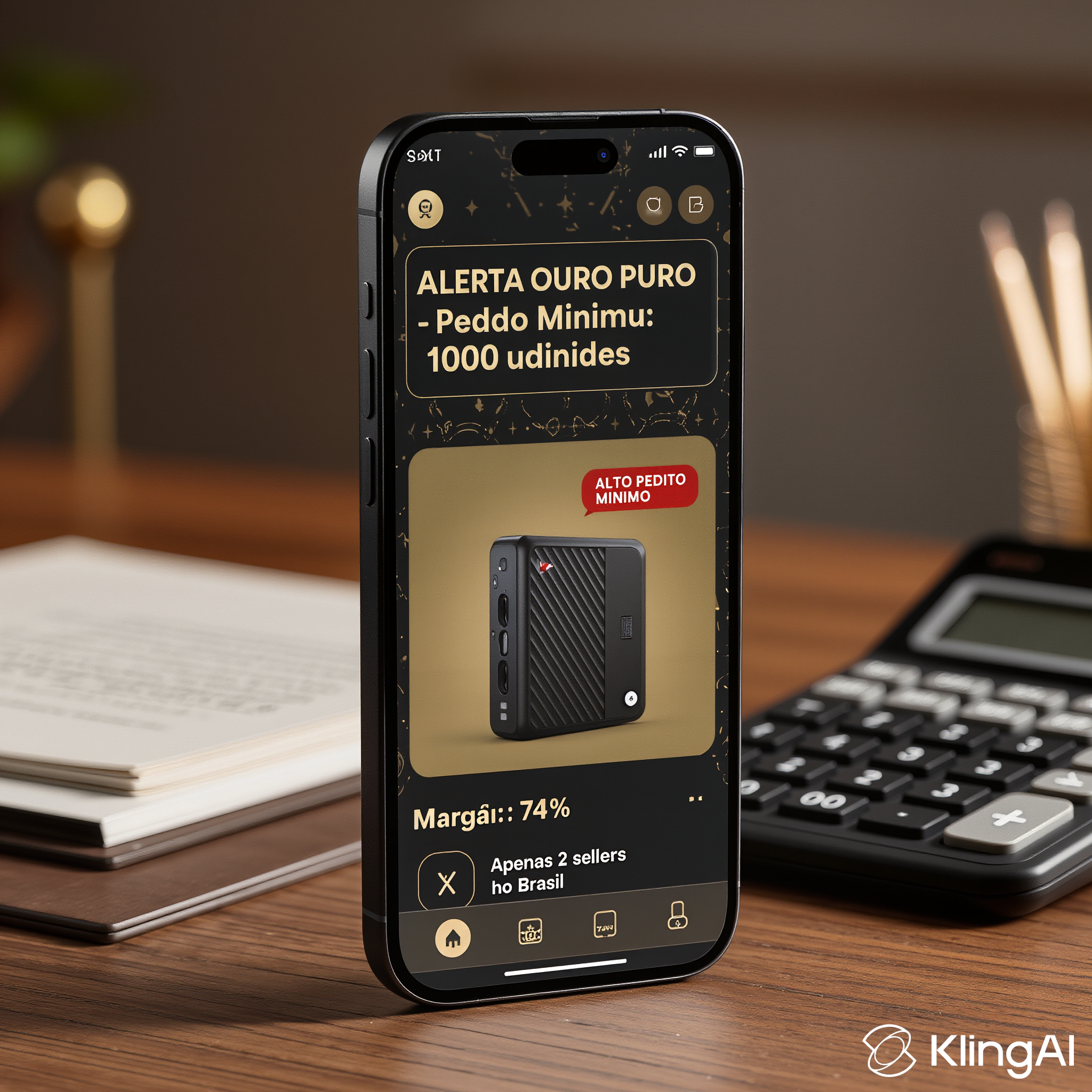 Identificação de oportunidade com pedido mínimo alto